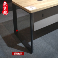[藏书阁]办公室单人办公桌主管办工桌柜办公家具主管桌1.6米