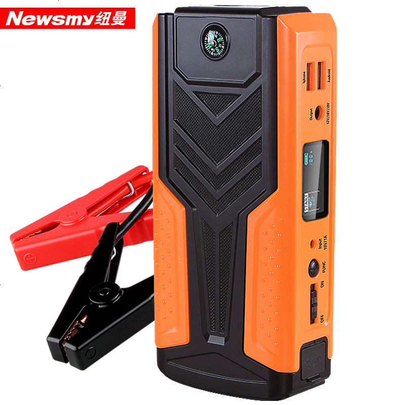 [补贴10%]纽曼V8汽车电瓶应急启动电源大容量12V移动救援充电宝打火搭电器 12V大容量[V8加强版 支持车内外启动高清大图