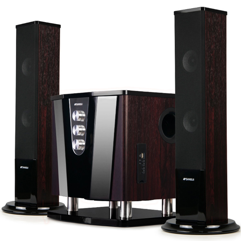 山水（SANSUI） GS-6000（83D）台式电脑音响多媒体木质HIFI音箱客厅电视音响重低音炮笔记本2.1家庭影院