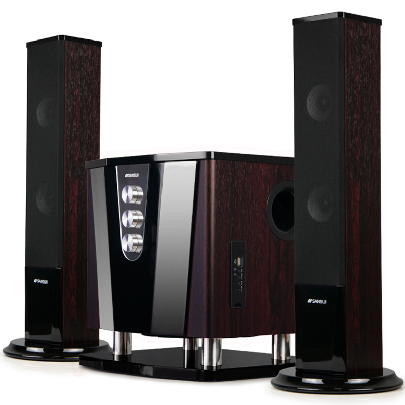 山水（SANSUI） GS-6000（83D）台式电脑音响多媒体木质HIFI音箱客厅电视音响重低音炮笔记本2.1家庭影院