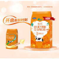 完达山优巧3段幼儿配方奶粉400g适合1-3岁宝宝 新段粉