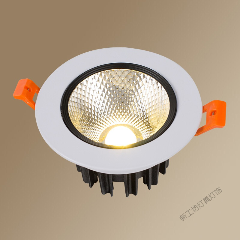 苏宁放心购 筒灯LED射灯走廊过道玄关灯高亮3w客厅嵌入式客厅吊顶单灯天花灯牛眼灯