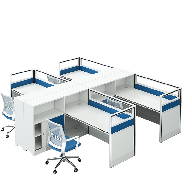 圣承启 屏风工位 四椅张高清大图