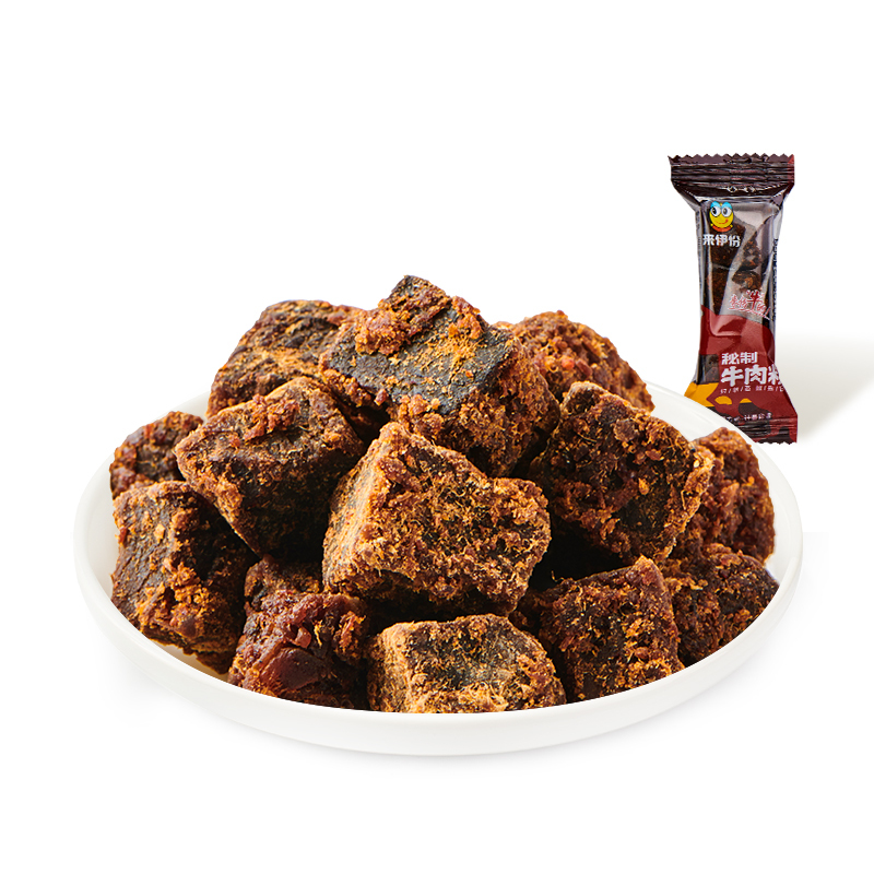 来伊份-秘制牛肉粒200g*2