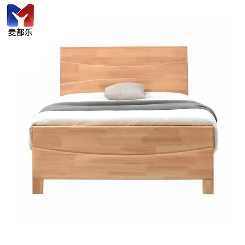 麦都乐 实木床 2000x1200x450mm 张高清大图