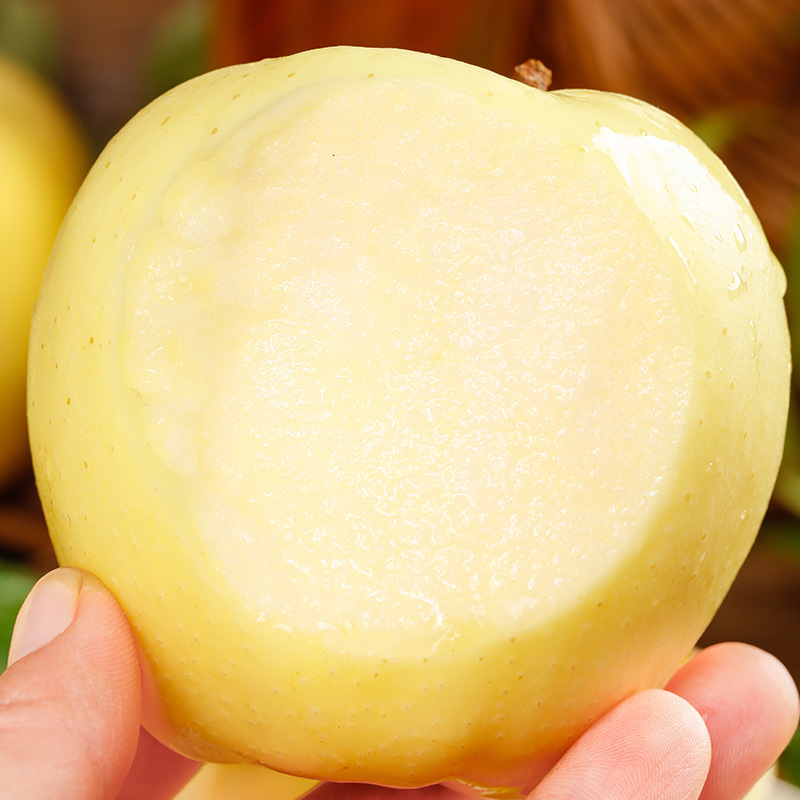 奶油富士苹果牛奶苹果白色水果新鲜当季平果当季整箱