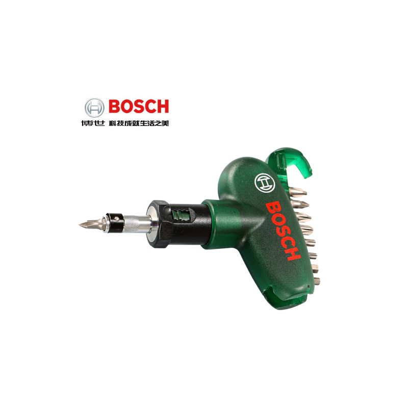 博世(Bosch) 绿色钻头套装 10支 螺丝批头套装(“易得手”) 货期5-10天