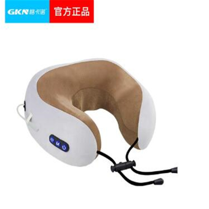 U型按摩枕灰棕色