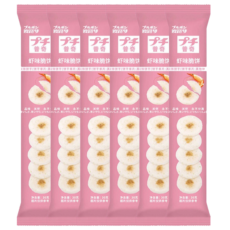 巧多滋 波路梦普奇 虾味脆饼180g*2盒