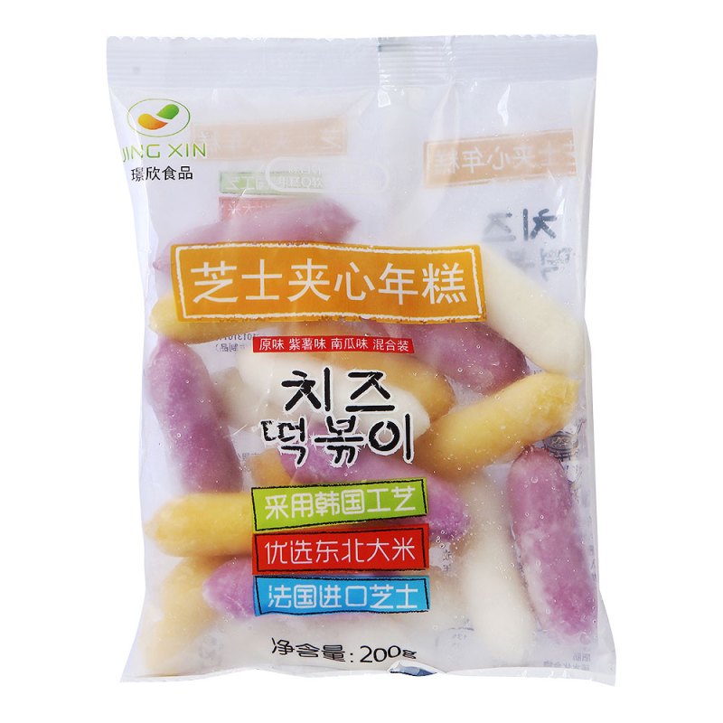 璟欣食品 上海 多彩芝士夹心年糕200g