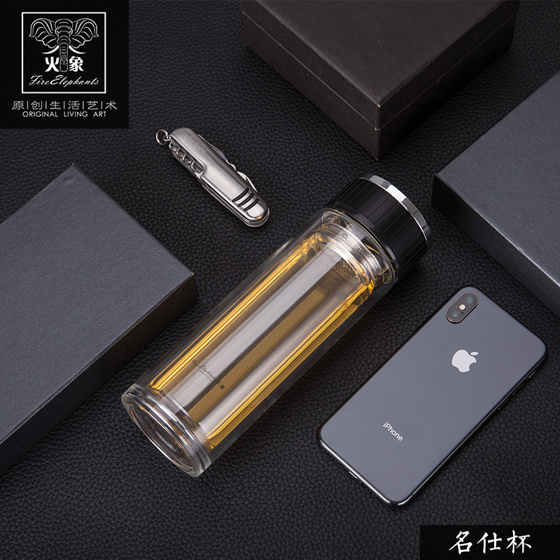 名仕玻璃杯 HXB-BL020 银色黑色蓝色