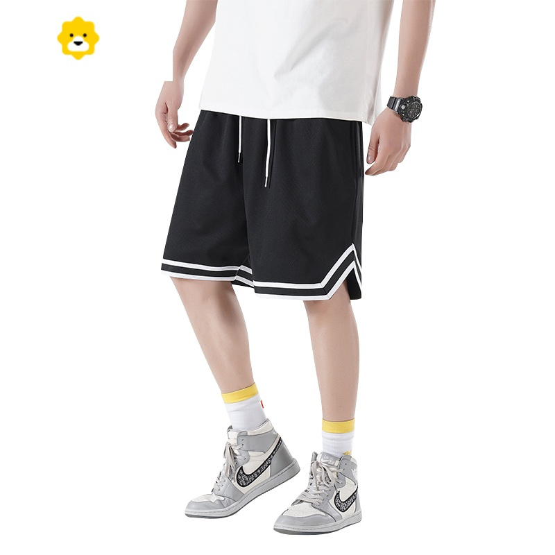 fish basket篮球短裤男运动宽松季ins男生速干训练冰丝休闲裤子五分裤