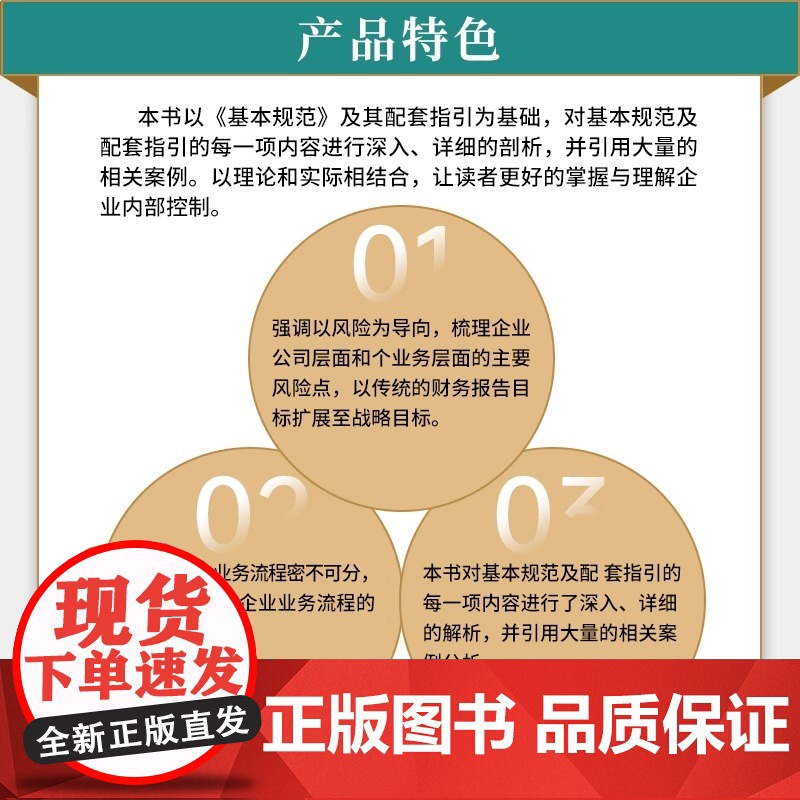 企业内部控制主要风险点 关键控制点与案例解析 2025年版 企业内部控制编审委员会 精品视频课 立信会计出版社 正版书籍高清大图