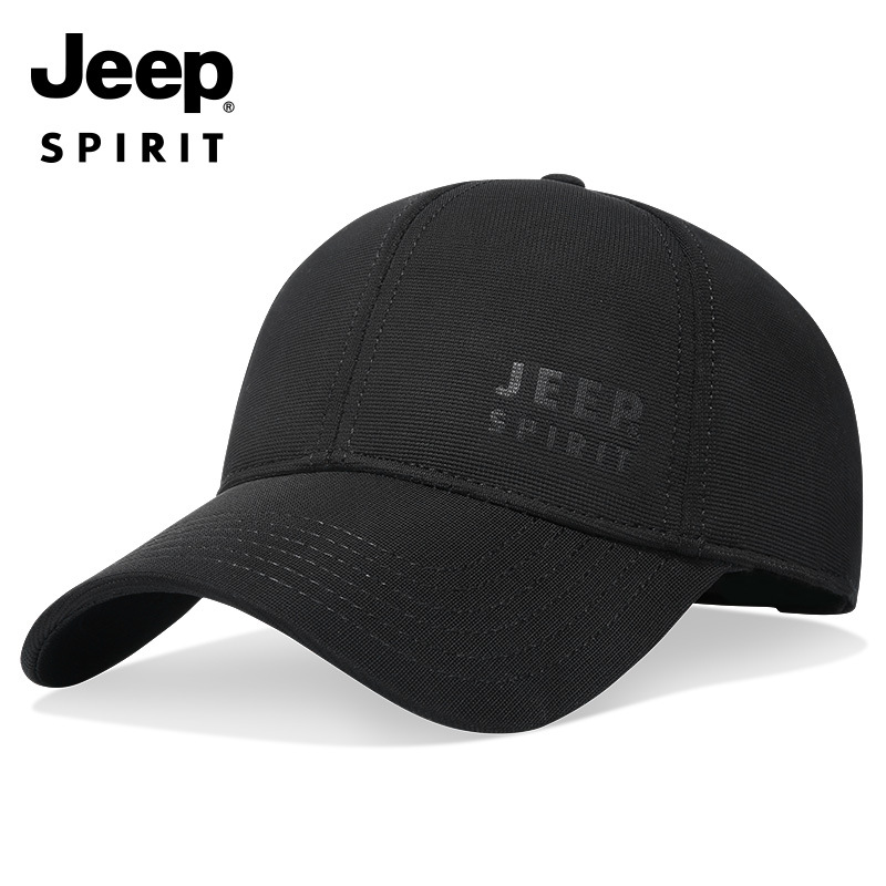 JEEP SPIRIT吉普棒球帽男士户外休闲帽时尚外出遮阳情侣帽鸭舌帽子