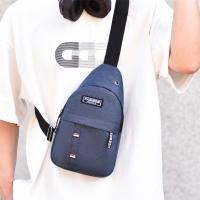 新款胸包斜挎包 蓝色