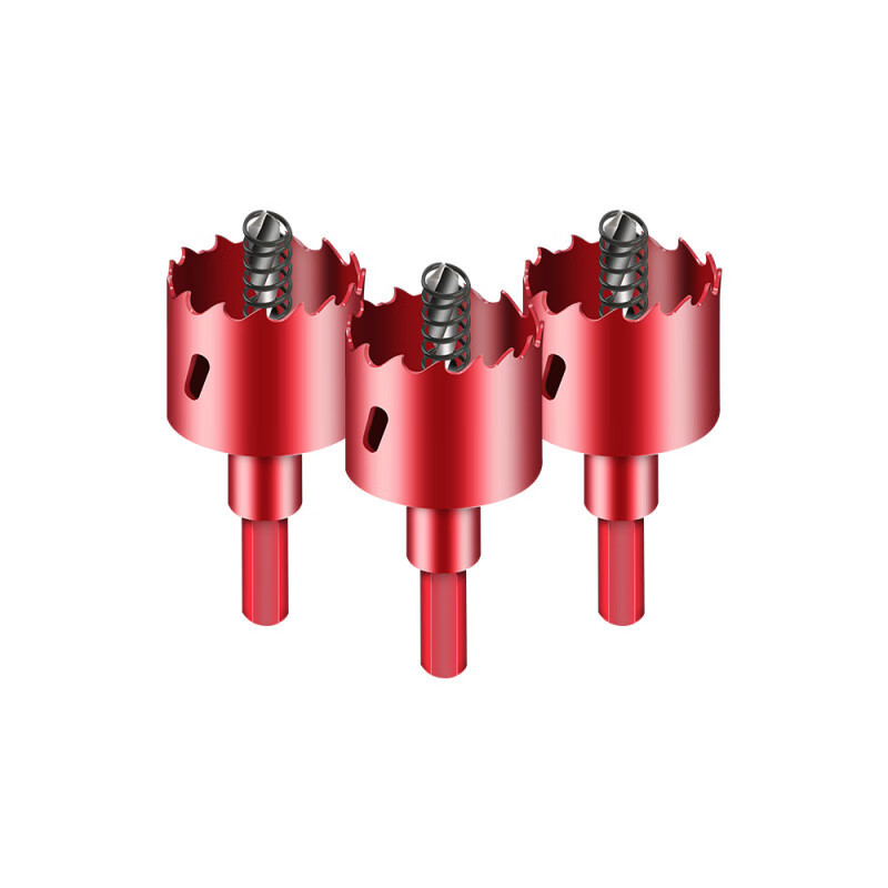 开孔器木工 木板石膏板 筒灯打孔钻头 塑料开口器木头打孔器 双金属180mm开孔器高清大图