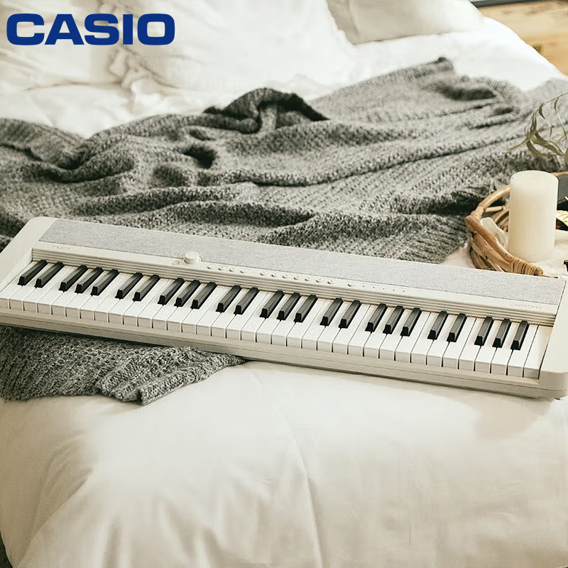 卡西欧(CASIO)电子琴CTS1冰淇淋61键电子琴小仙琴时尚潮玩简易便携款