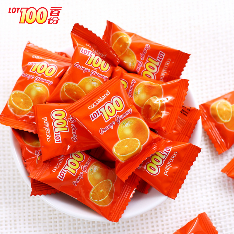 马来西亚进口一百份黑加仑子味150g果汁软糖橡皮糖儿童零食喜糖软糖