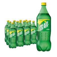 雪碧 Sprite 柠檬味 汽水 碳酸饮料 1.25L*12瓶 整箱装 (箱)