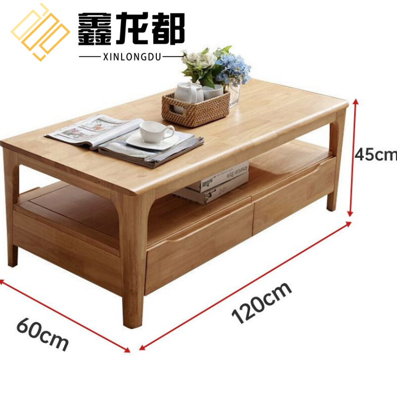 鑫龙都茶几双层120*60*45高清大图