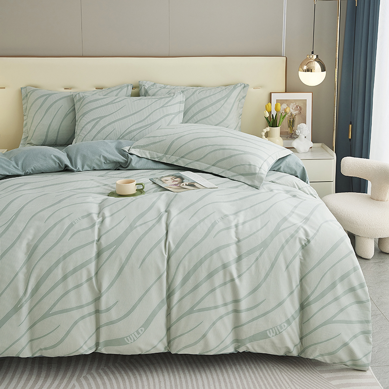 唐纳家纺 有氧双层纱四件套-唯一 200*230CM- TN-KT23039高清大图