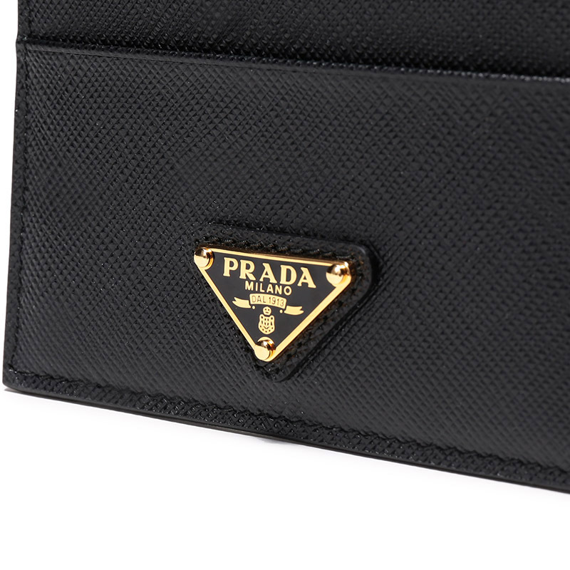 普拉达prada女士皮革三角形徽标卡包卡夹1mc025qhh