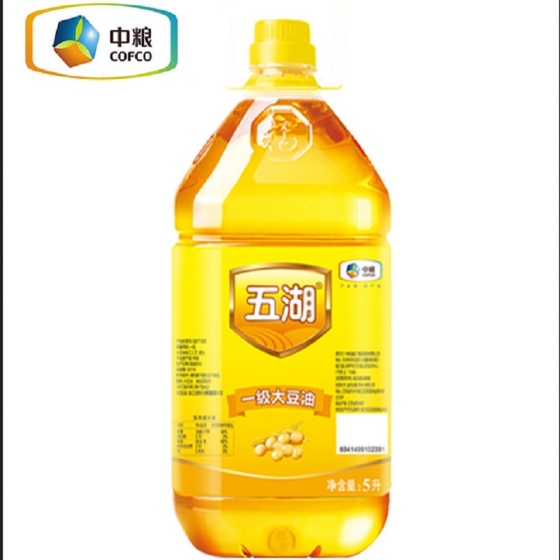 中粮 五湖 大豆油 5l