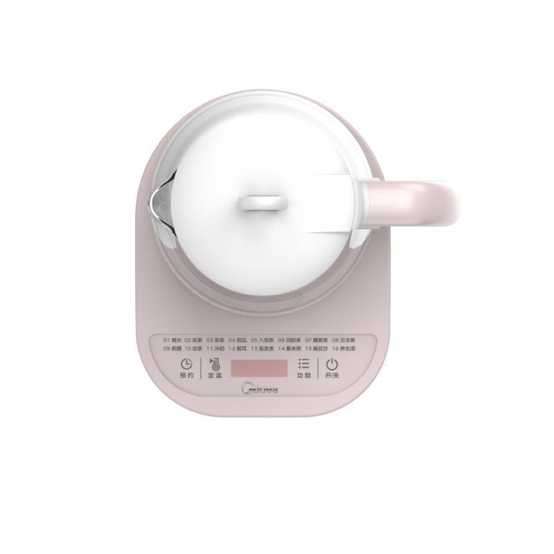 美的(Midea)养生壶1.5L电水壶多功能煮茶壶智能花茶壶电茶壶煮水壶烧水壶电热水壶玻璃水壶MK-GE1531