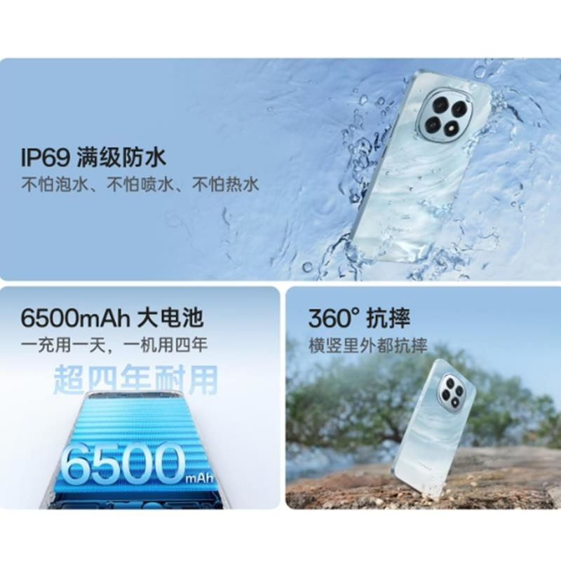 OPPO A6 Plus 8GB+256GB 云母蓝 骁龙6 Gen1 5G芯 6500mAh大毫安 45W 闪充 抗摔5G手机高清大图