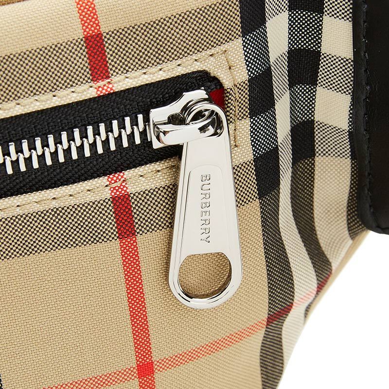 博柏利巴宝莉burberry男士典藏米色混纺腰包