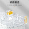 山泽(SAMZHE) 六类干兆工程专用水晶头镀金RJ45 CAT6类8芯8P8C电脑网络接头100个 FK-6100