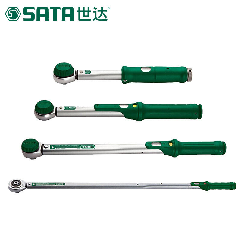 世达(SATA) 1/2英寸预置式扭力扳手 力矩扳手可调公斤扳手 575mm 96426