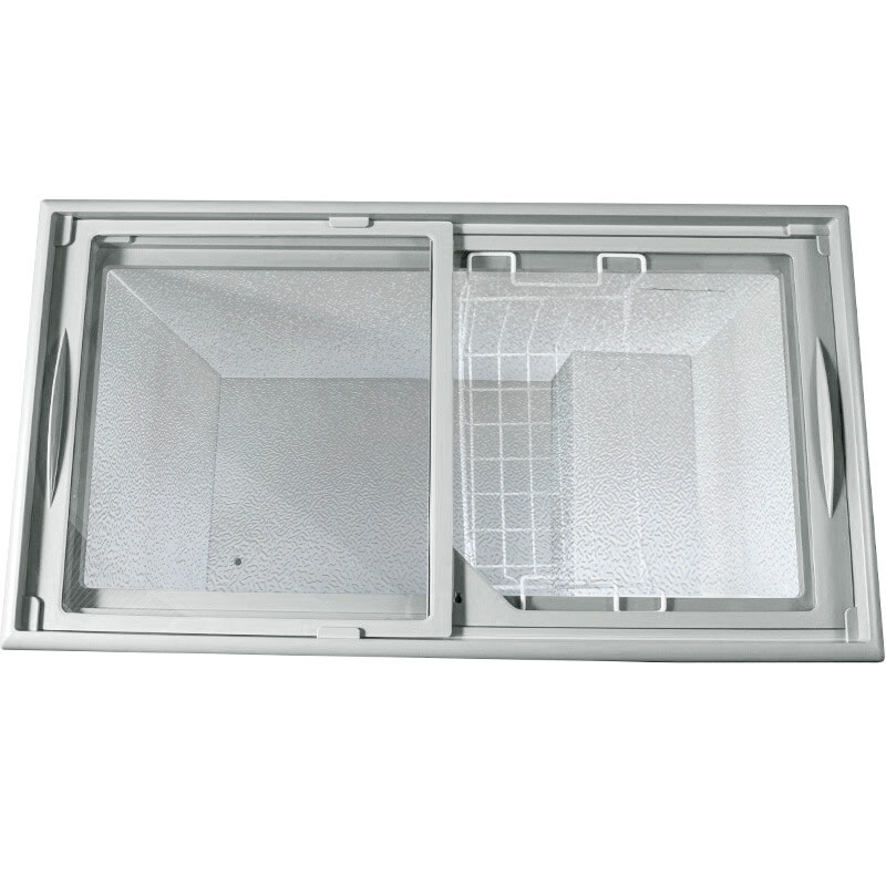 美菱(meling)卧式冷冻展示柜冰柜 单温雪糕冷柜 速冻冰柜商用雪柜平面