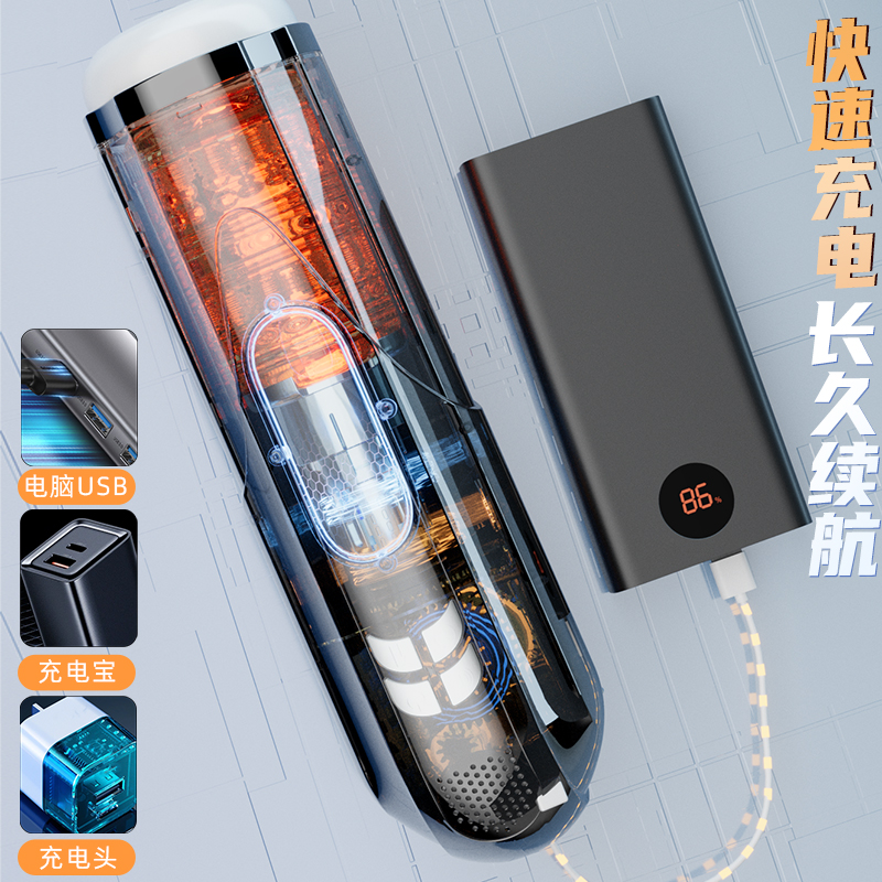 飞机杯男用电动全自动伸缩男士自慰神器脱敏训练处女可插入趴着玩高清大图