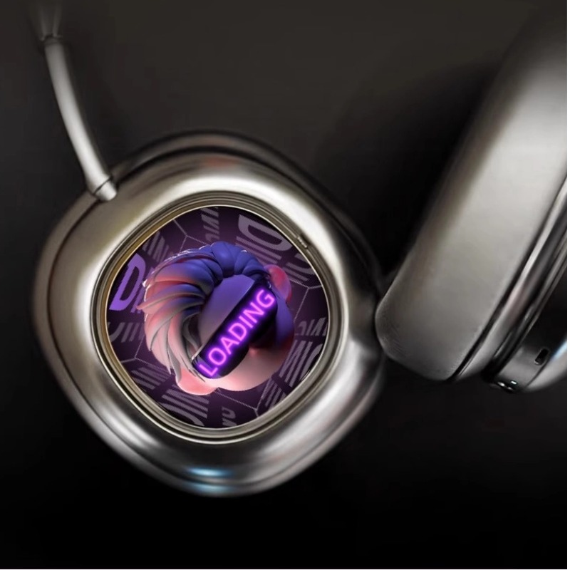 MorrorArt VWS X1头戴式无线蓝牙显示耳机单屏-粉色高清大图