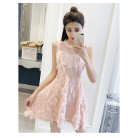 艳如飞2020年夏天新款衣服夜场气质裙子甜美显瘦流苏连衣裙女范仙女裙T恤