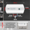万家乐 40升热水器电热水器 2100W大功率速热 经济节能加热管下潜式结构电热水器 D40-DN1