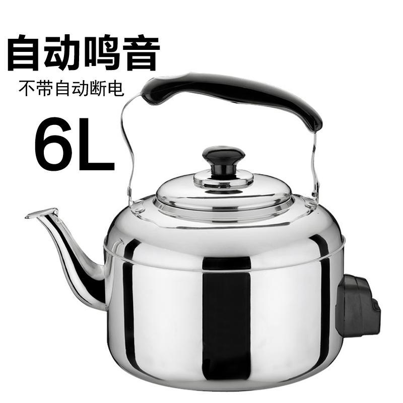 电热水壶大容量家用不锈钢4l5l6l电水壶自动断电烧水壶鸣笛加厚6l水开