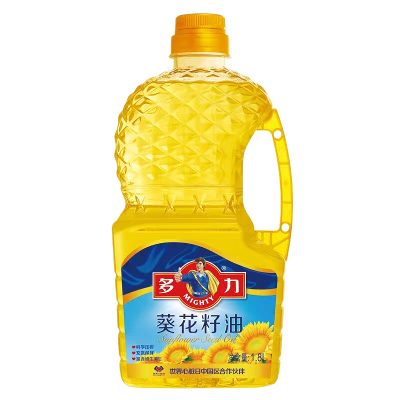 多力葵花籽油1.8L*2礼盒 食用油高清大图