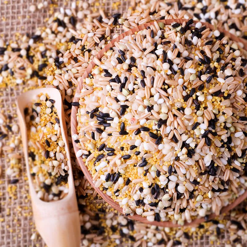 天地粮人 东北十谷米 礼袋装 350g*5包 袋图片