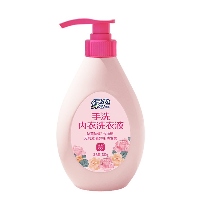 手洗内衣洗衣液480g男女士内衣裤除菌洗衣液洁净易漂清洗液高清大图