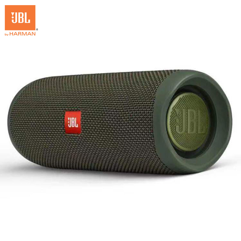 JBL FLIP5 音乐万花筒五代 便携式蓝牙音箱 低音炮 防水设计 支持多台串联 户外音箱 迷你小音响 绿色