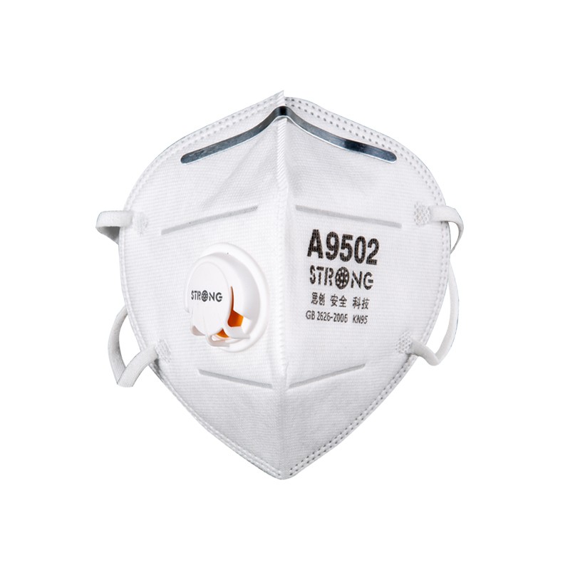 思创科技 30个/盒 耳挂式 带呼吸阀 KN95防颗粒物 折叠 口罩 ST-9502L(单位:盒)