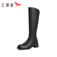红蜻蜓女靴 黑色 38码