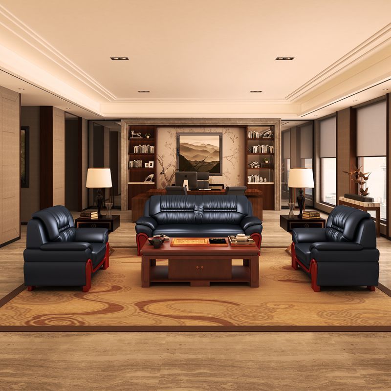 欧若凡沙发欧若凡高档办公沙发现代简约商务会客区接待真皮三人位办公室沙发茶几组 价格图片品牌报价 苏宁易购欧若凡家具旗舰店