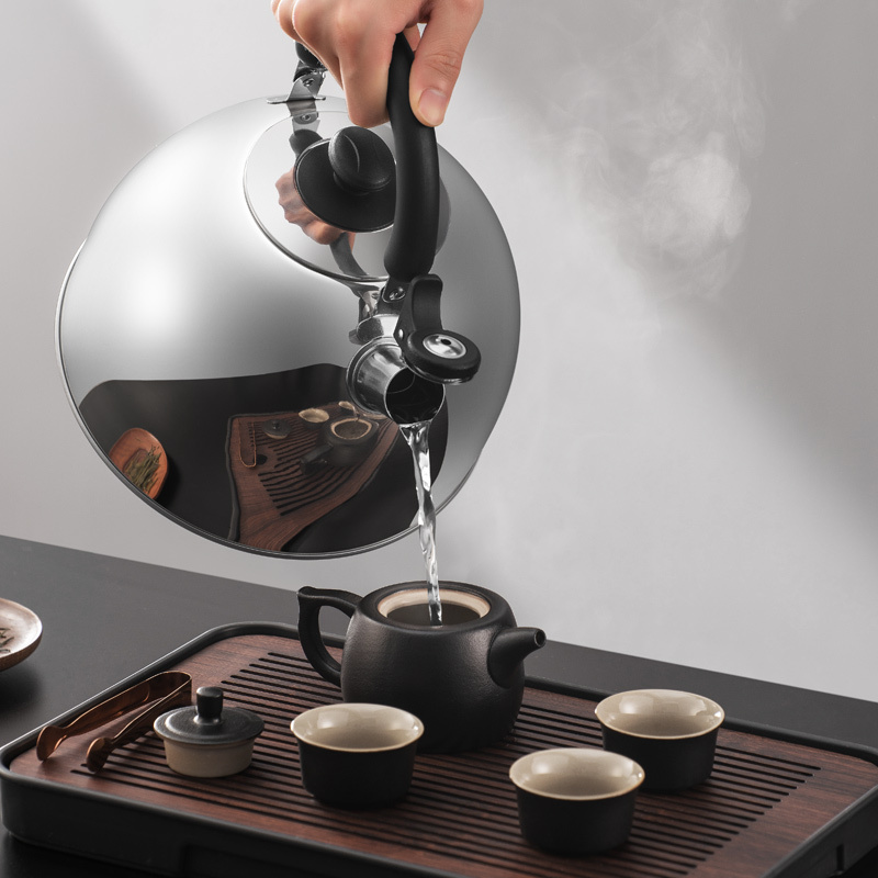 苏泊尔(supor)烧水壶304不锈钢水壶鸣音烧水壶茶水壶燃煤气明火专用