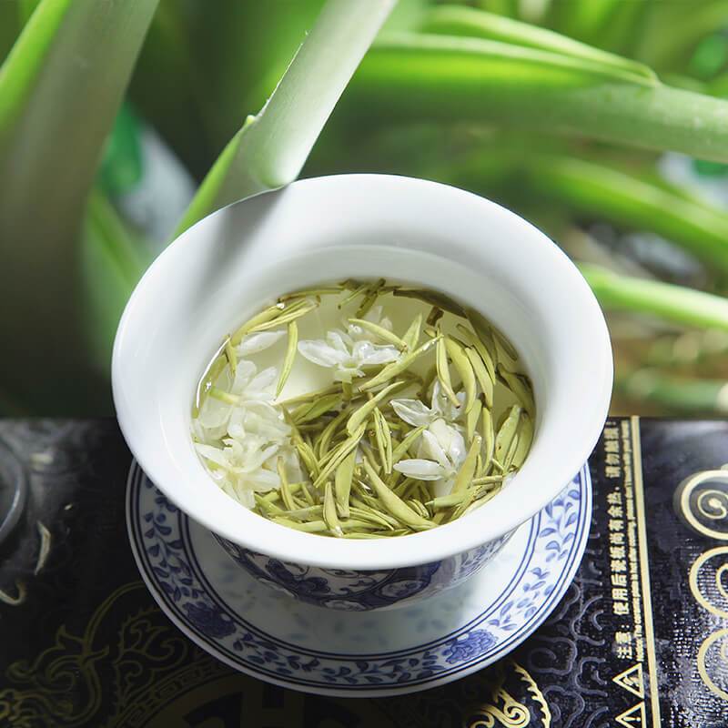 明芽茉莉花茶高端茉莉花茶新茶 浓香精选花茶早春雪芽80g*3