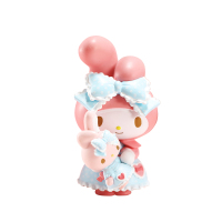 [推荐盲盒]名创优品 (miniso) My Melody美乐蒂茶话会系列盲盒摆件创意玩偶(混)