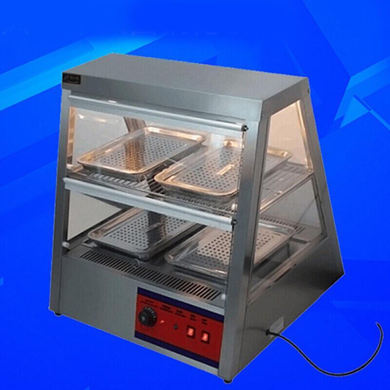 商用台式食品保温柜展示柜熟食蛋挞汉堡电热家用厨房操作台推拉保温箱