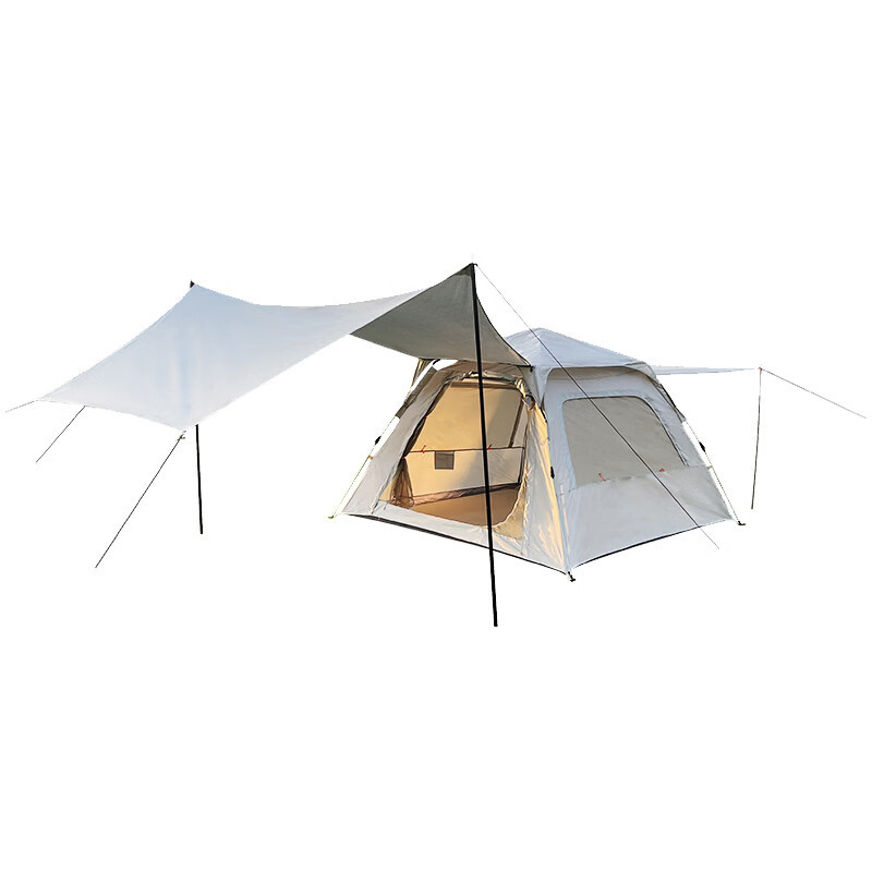 佰造天幕帐篷二合一露营帐篷BZ-HW186C帐篷 210*210*145cm 天幕 270*330*195cm